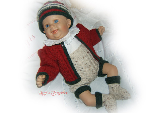 Strickanleitung für Baby's u. Reborns Modell Sep Gr. 50-56