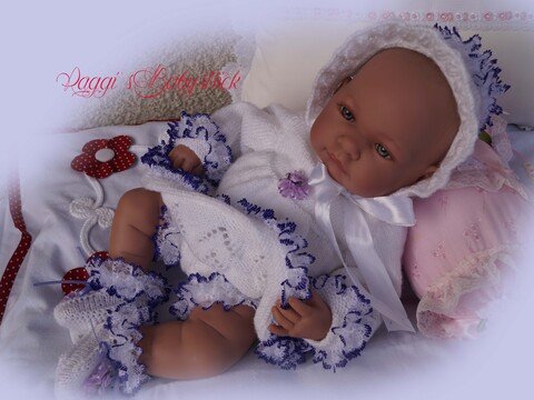 Strickanleitung für Baby's u. Reborns Modell Eve Gr. 40-45