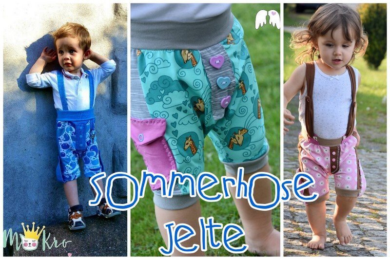 E-Book Schnittmuster Sommerhose Jelte 62 - 116