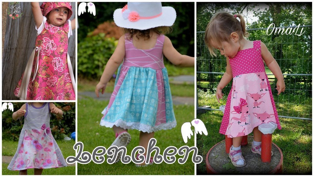 Latzkleid Latzrock Kleid Lenchen 62 - 116