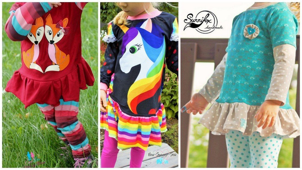 E-Book Shirt Lilli Volantshirt 74 - 140 - Bild 5