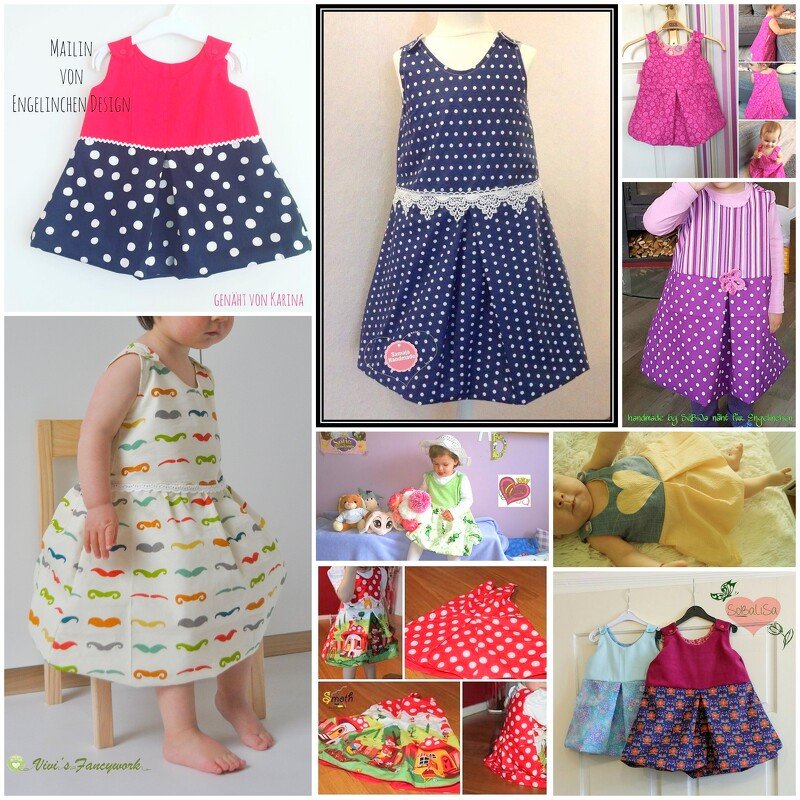 E-Book Schnittmuster Latzkleid Mailin 74 - 128 - Bild 5