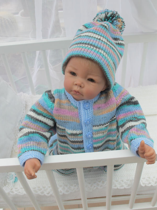 Strickanleitung Babyset Till Gr. 56 3-teilig