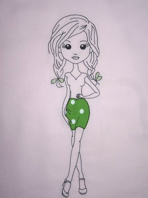 Mädchen Stickdatei ♥ sweet Girl ♥ Lotta - Bild 5