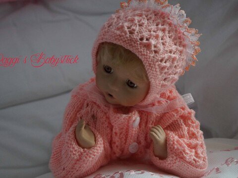 Strickanleitung für Baby's u. Reborns Modell Püppi Gr. 37