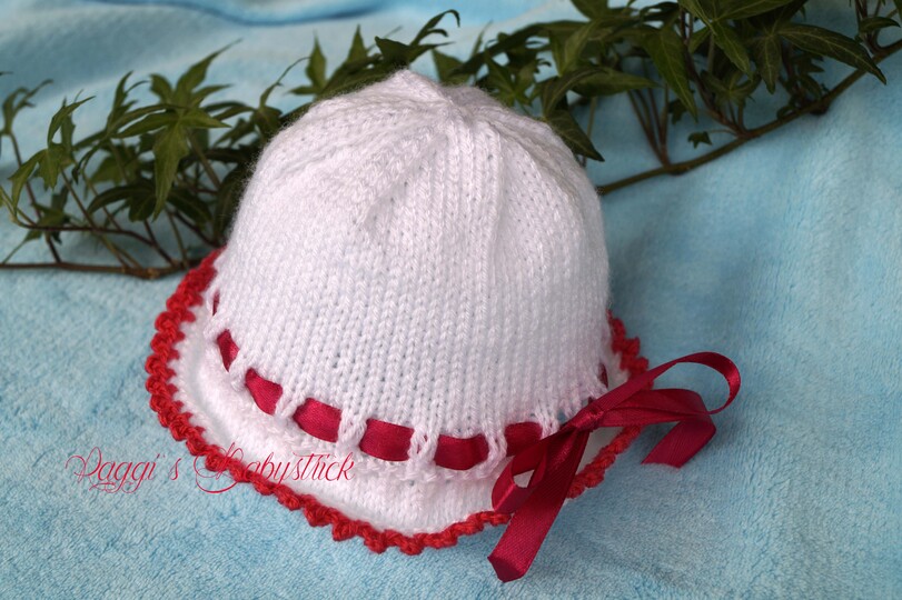 Strickanleitung f&uuml;r Baby's u. Reborns Modell Cora Gr. 50-56