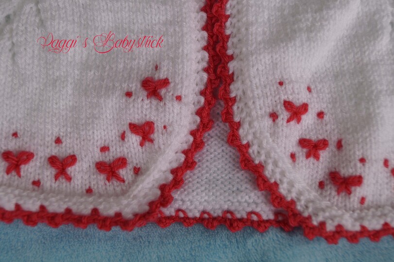 Strickanleitung f&uuml;r Baby's u. Reborns Modell Cora Gr. 50-56