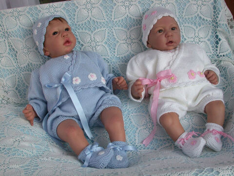 Strickanleitung Max Babyset 4-teilig für Rebornbaby Gr. 50