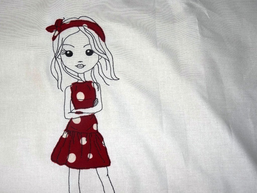 Mädchen Stickdatei ♥ sweet Girl ♥ Mel - Bild 6