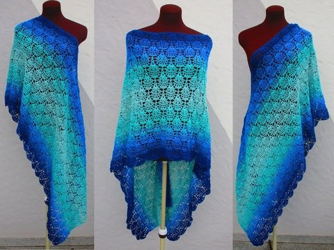 Häkelanleitung - Cape Trompetenzauber