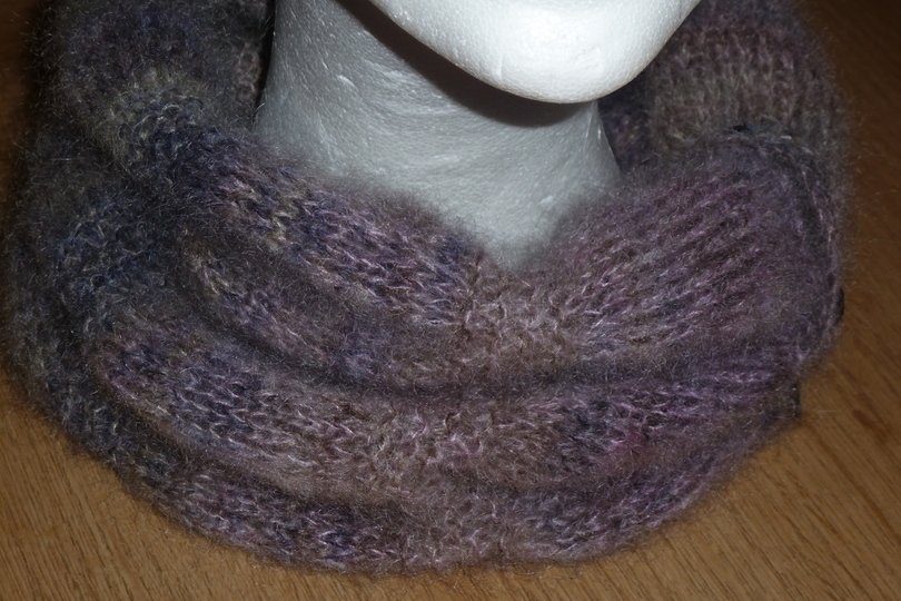 Federleichter Loop, gestrickt