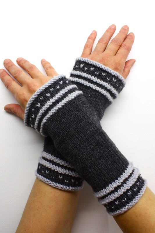 gestrickte Armstulpen