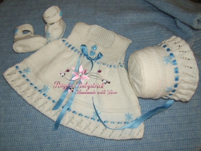 Strickanleitung für Baby's u. Reborns Modell Summer Gr. 50-56 3-teilig