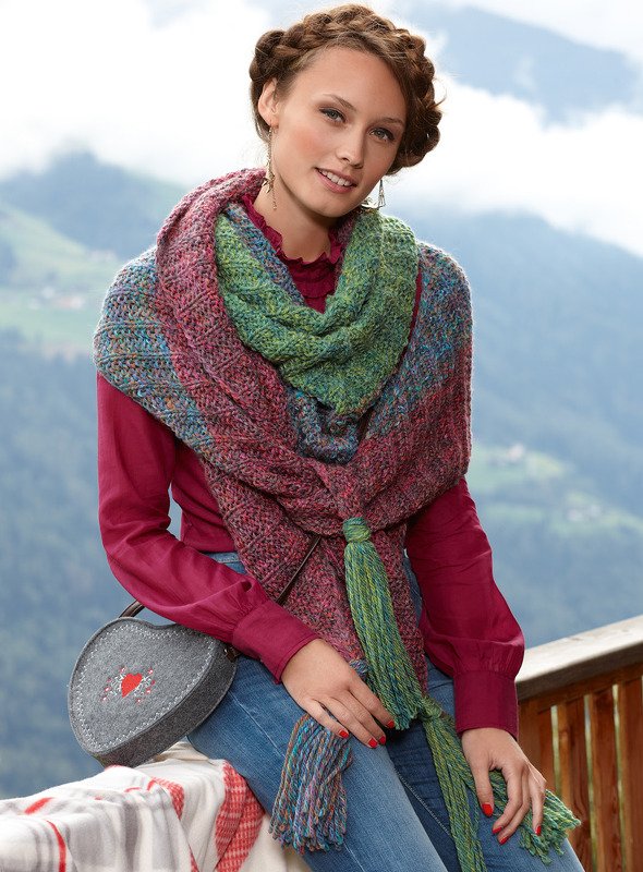 Gestricktes Dreieckstuch Molly