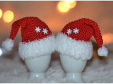 - NIKOLAUS - Eierwärmer/ Adventskalender, Minizipfelmützen, tolle Dekoidee zur Weihnachtszeit