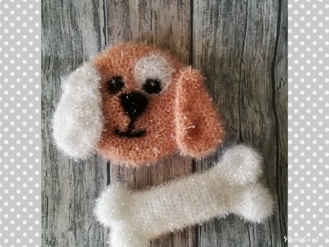 Spül- und Badeschwamm Hund