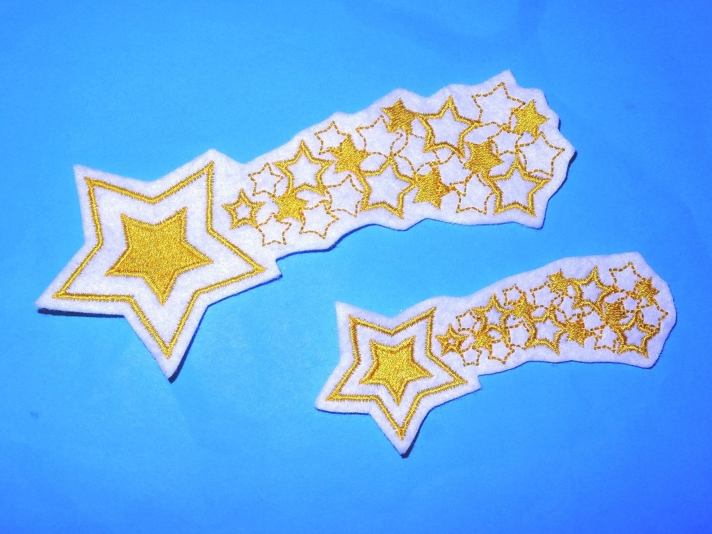 Stickdatei Sternschnuppe Sternenschweif - Bild 2