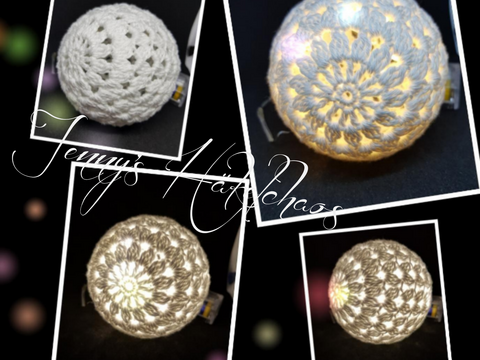 Acrylkugel umhäkeln Variante 4