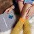 Gestrickte Socken Edda