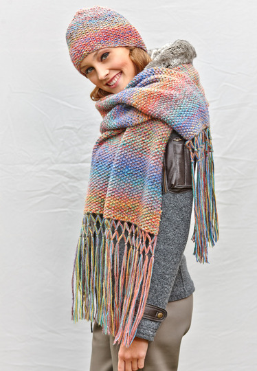 Gestrickter Schal Florina