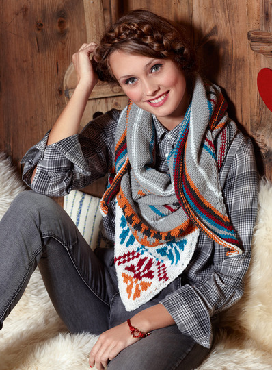 Gestricktes Dreieckstuch Gerrit