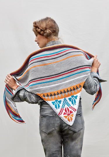 Gestricktes Dreieckstuch Gerrit