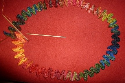 Loop, gestrickt in Zackenlitzen-Optik - Bild 9