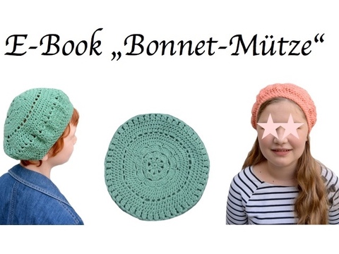 "Bonnet-Mütze" in 2 Größen Häkelanleitung