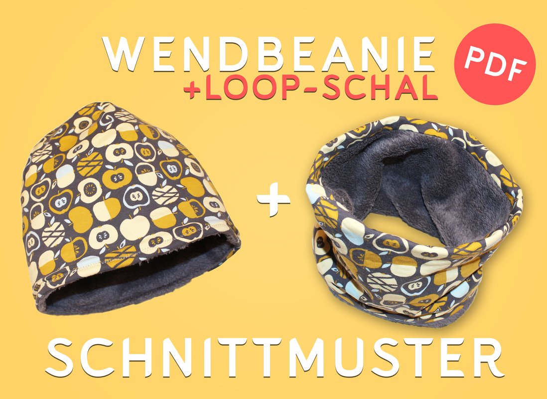 Beanie + Loop 0-8 Jahre - Schnittmuster