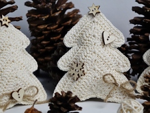 Tannenbaum / Weihnachtsbaum Dekoration Häkelanleitung