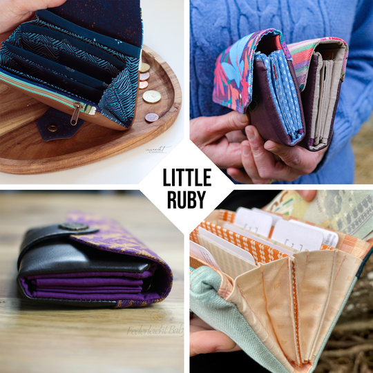 Tasche FoldOver 2.0 + Geldbörse Little Ruby (Bundle)