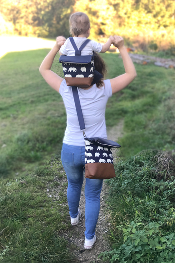 Tasche FoldOver 2.0 + Geldbörse Little Ruby (Bundle)