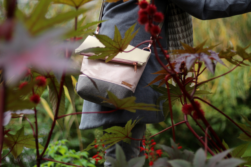 Tasche FoldOver 2.0 + Geldbörse Ruby/Onyx (Bundle)