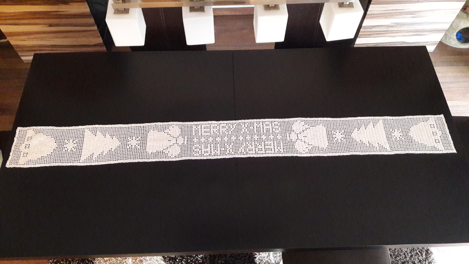 Tischband/ Tischläufer Merry X - Mas Weihnachten