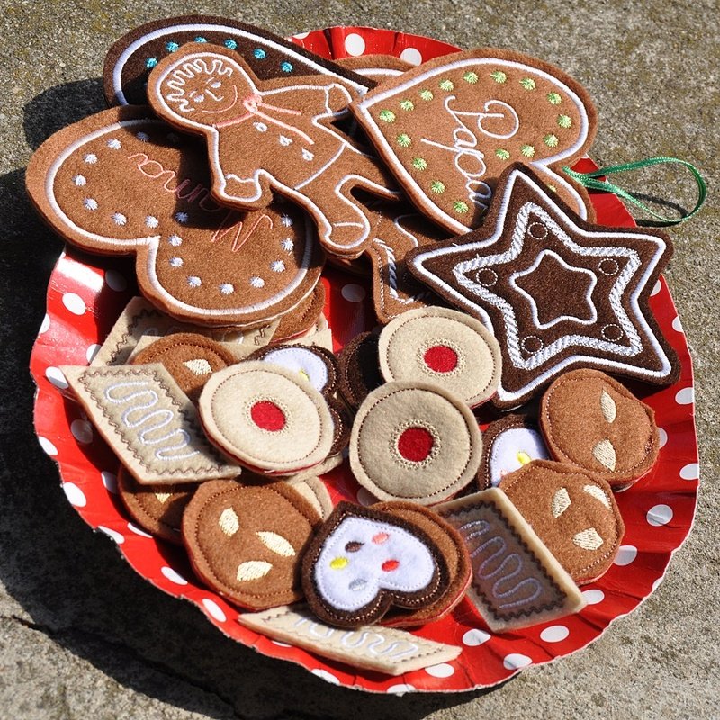 Stickdatei Ith Weihnachts-Kekse für den 10x10 Rahmen - Bild 5