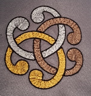Stickdateien Keltischer Knoten 10x10