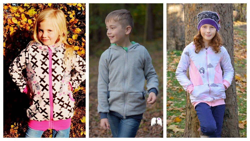 Sweatjacke Philipp Gr. 74 - 164 E-Book Schnittmuster