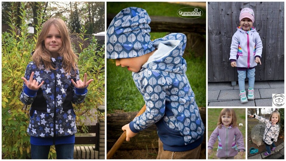 Sweatjacke Philipp Gr. 74 - 164 E-Book Schnittmuster