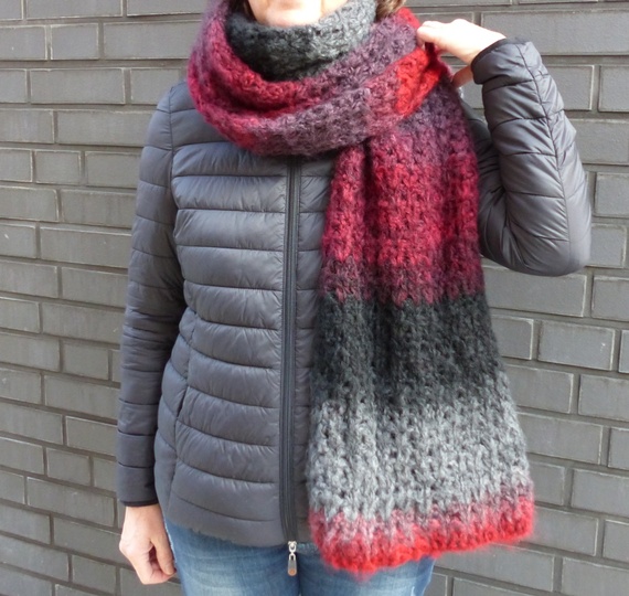 Häkelanleitung, Schal, Stola, Damen