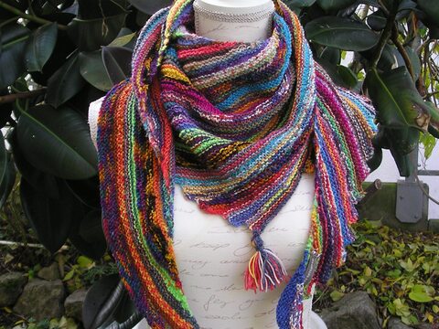 Strickanleitung Dreieckstuch "Hamburg"