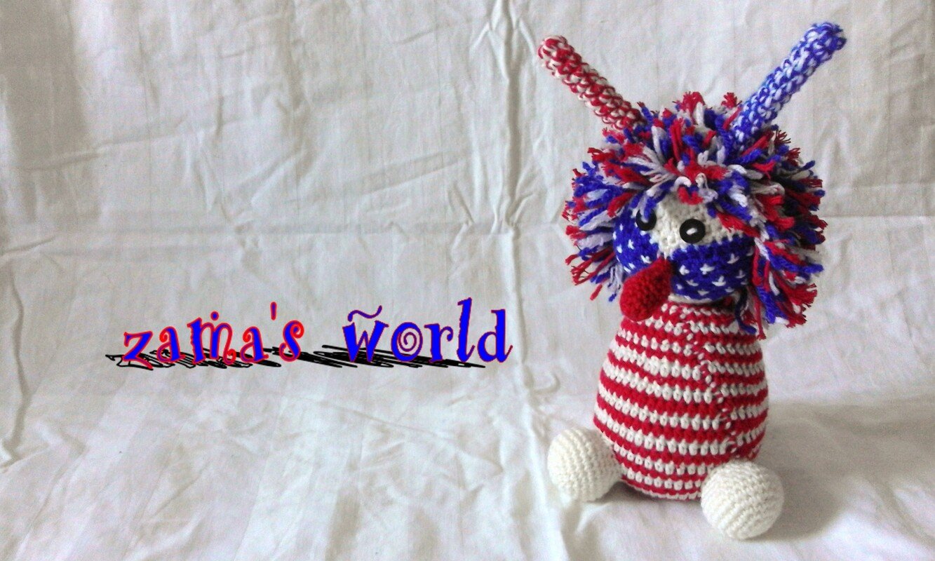 Häkelanleitung USA-Brommel