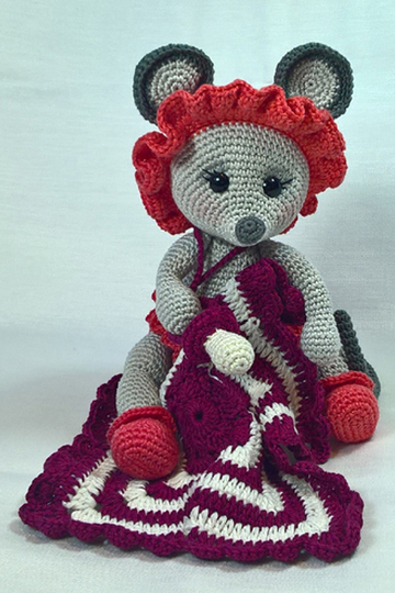 Häkelanleitung Baby Maus Lolita 2