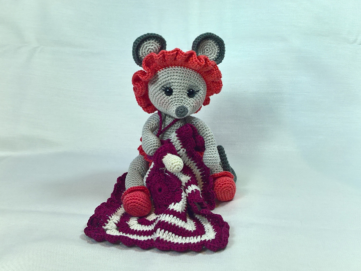 Häkelanleitung Baby Maus Lolita 2