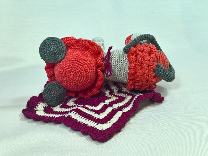 Häkelanleitung Baby Maus Lolita 2