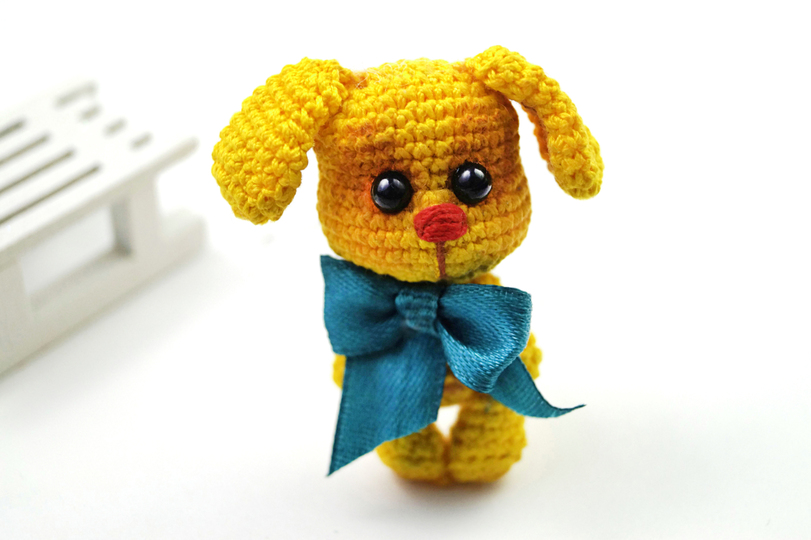 Glücksbringer 2018 ! Schlüsselanhänger, Taschenbaumler Hund Bobby