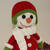 Snowman in Red
