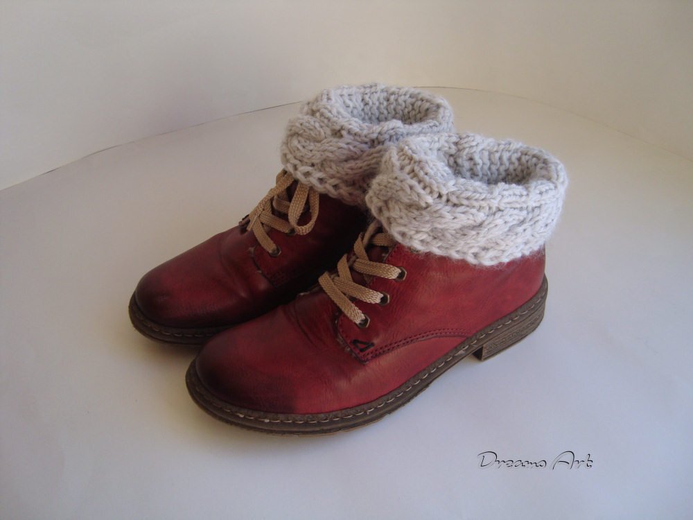 Strickanleitung Boot Cuffs - Stiefel Manschetten BC151101