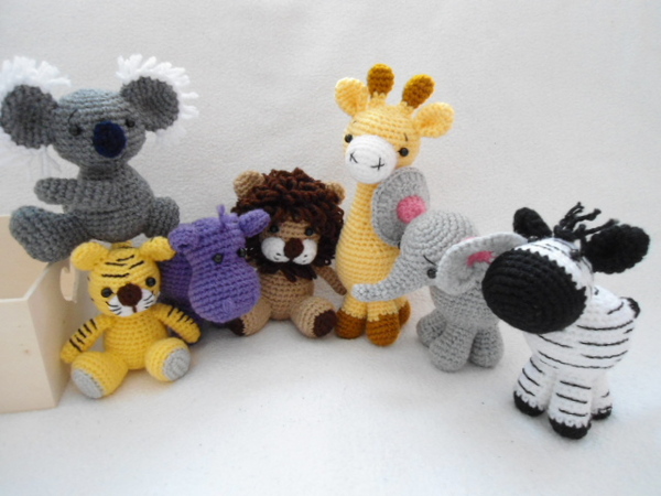 Zoo animals crochet pattern