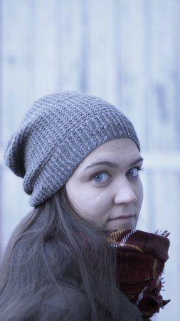 Mütze "Thea" aus Sockenwolle für Erwachsene