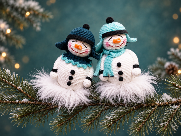 Schneemann-Weihnachtsdeko – PDF-Häkelanleitung - Bild 5
